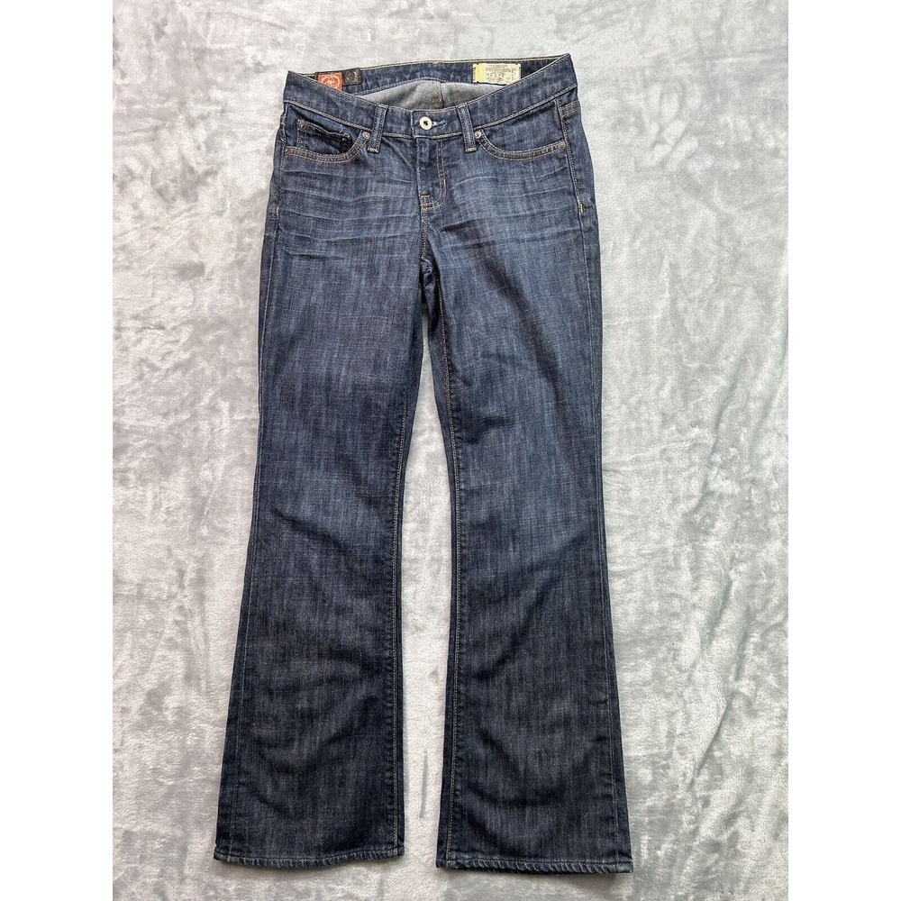 Gap Womens Sz 2A Designer Jeans Blue Bootcut Mid Rise Stretch Ladies Denim Boho